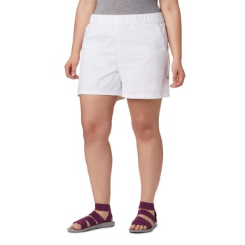 Columbia Firwood Camp II Plus Size, Pantalones Cortos Blancos Para Mujer | 281976-OIL